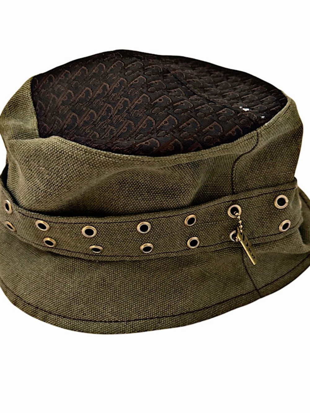 Authentic Dior Galliano 02 SS Street-Chic Pouch Hat - Picture 2 of 9